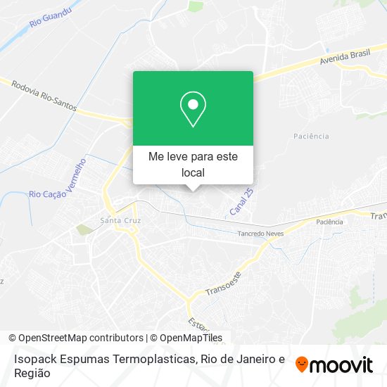 Isopack Espumas Termoplasticas mapa