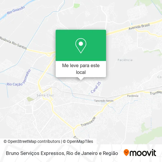 Bruno Serviços Expressos mapa