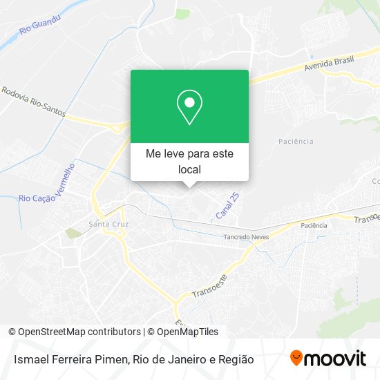 Ismael Ferreira Pimen mapa