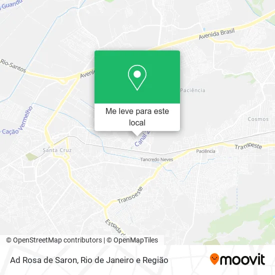 Ad Rosa de Saron mapa
