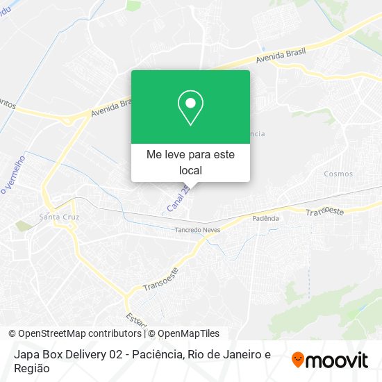 Japa Box Delivery 02 - Paciência mapa