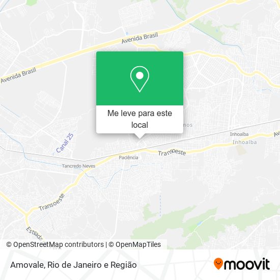 Amovale mapa