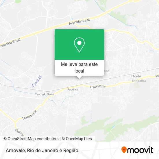 Amovale mapa
