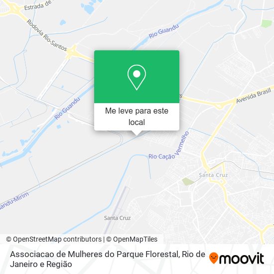 Associacao de Mulheres do Parque Florestal mapa