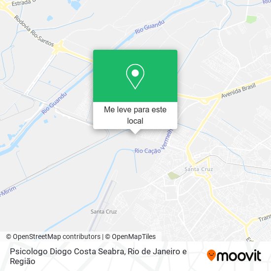 Psicologo Diogo Costa Seabra mapa