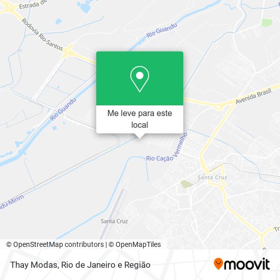 Thay Modas mapa