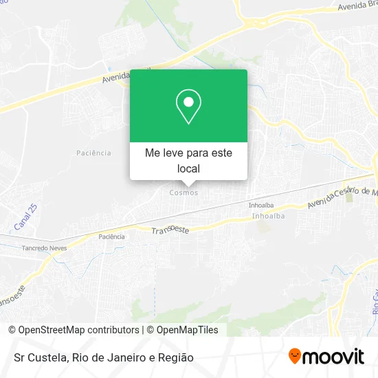 Sr Custela mapa