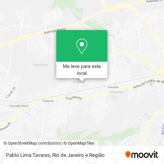 Pablo Lima Tavares mapa