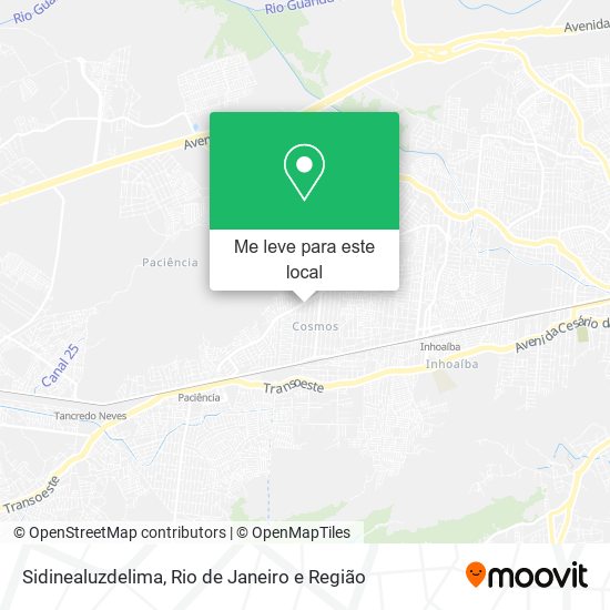 Sidinealuzdelima mapa
