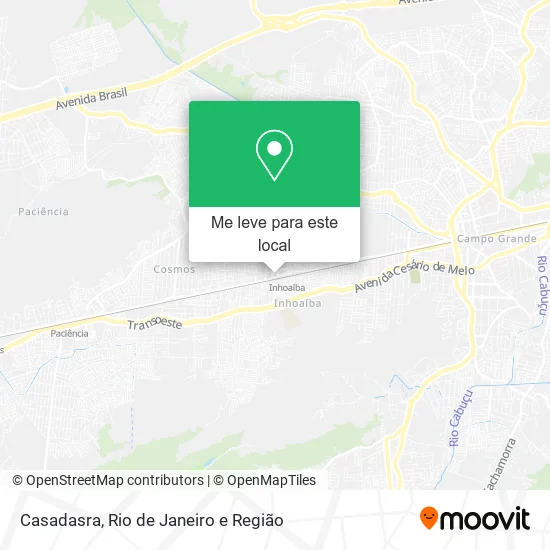 Casadasra mapa