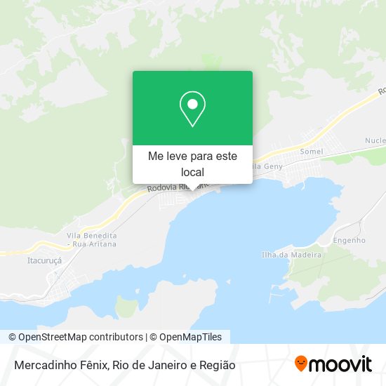 Mercadinho Fênix mapa