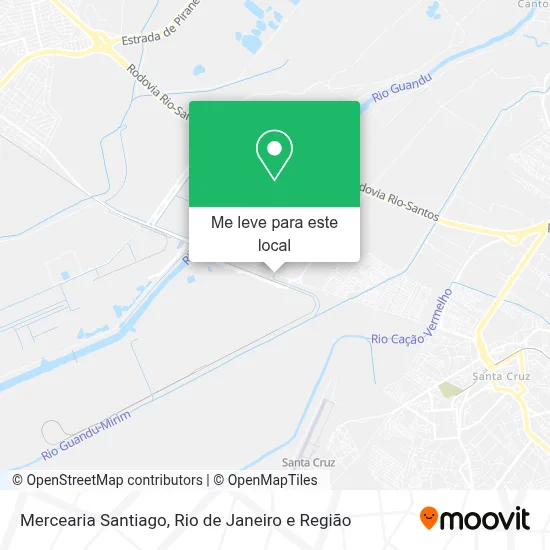 Mercearia Santiago mapa