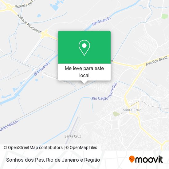 Sonhos dos Pés mapa