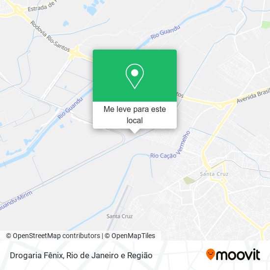 Drogaria Fênix mapa