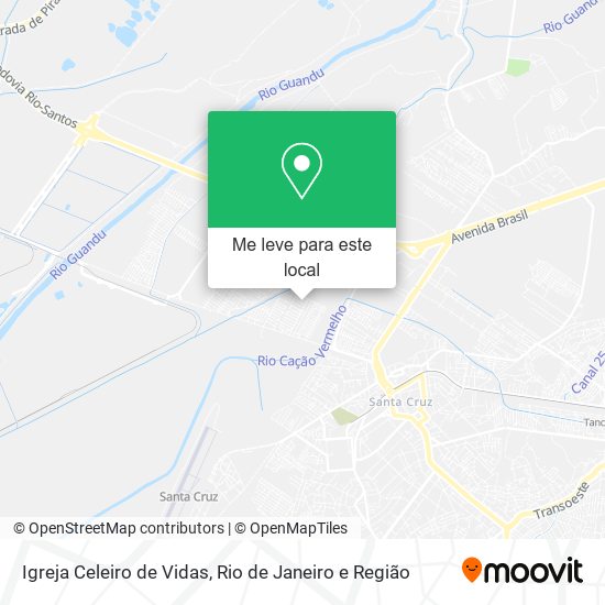 Igreja Celeiro de Vidas mapa