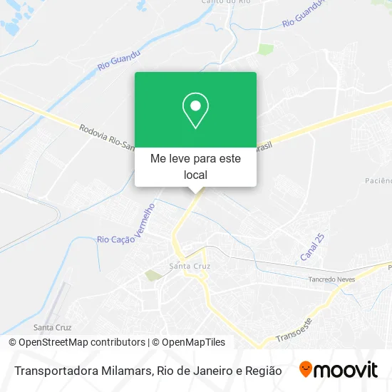 Transportadora Milamars mapa