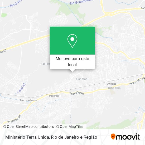 Ministério Terra Unida mapa