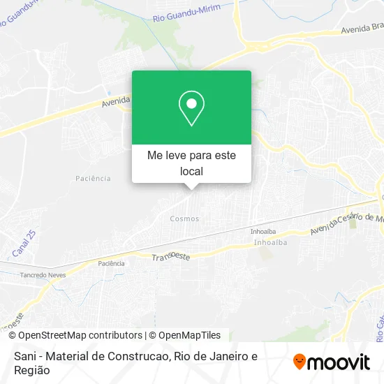 Sani - Material de Construcao mapa