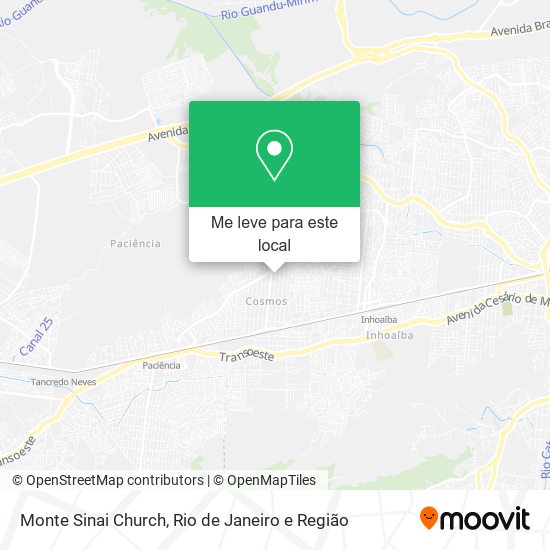 Monte Sinai Church mapa
