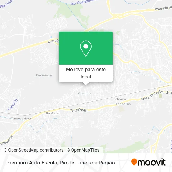 Premium Auto Escola mapa