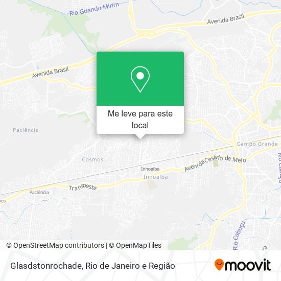 Glasdstonrochade mapa
