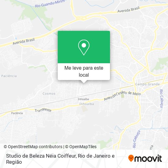 Studio de Beleza Néia Coiffeur mapa