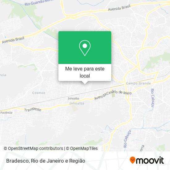 Bradesco mapa