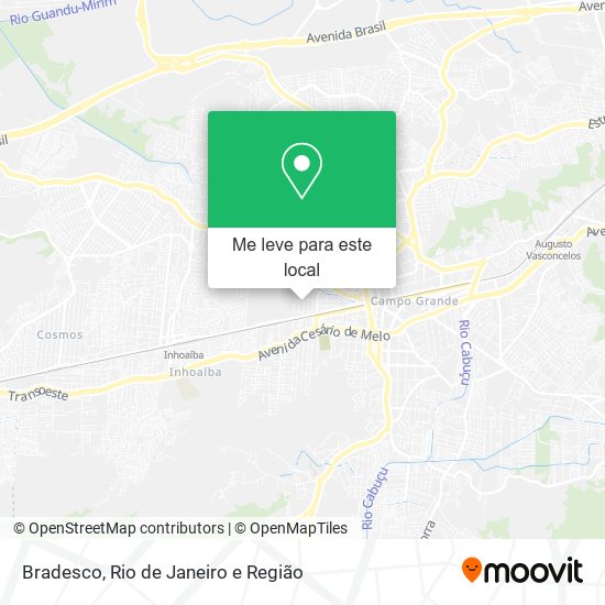 Bradesco mapa