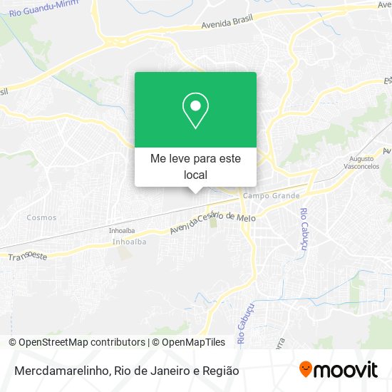 Mercdamarelinho mapa