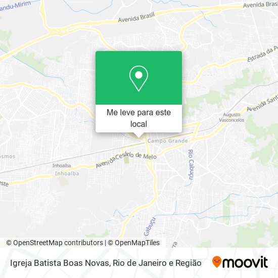 Igreja Batista Boas Novas mapa