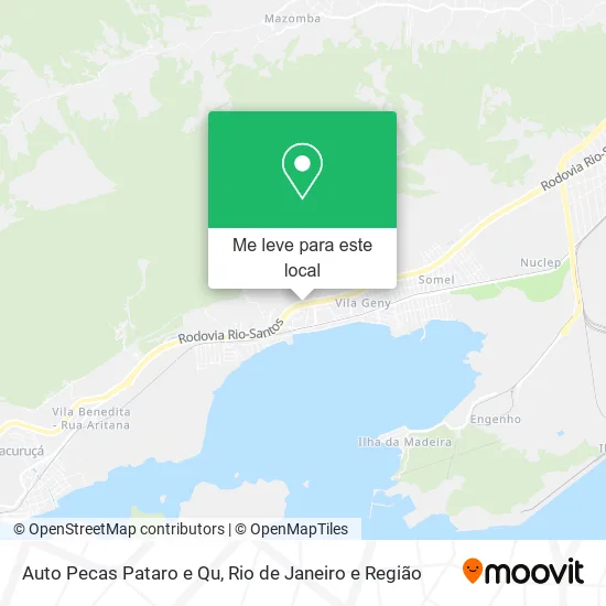 Auto Pecas Pataro e Qu mapa