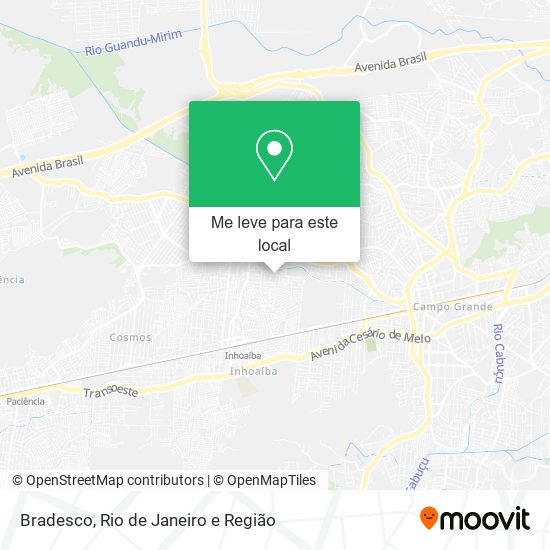 Bradesco mapa