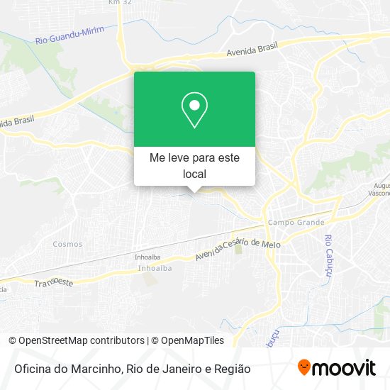 Oficina do Marcinho mapa