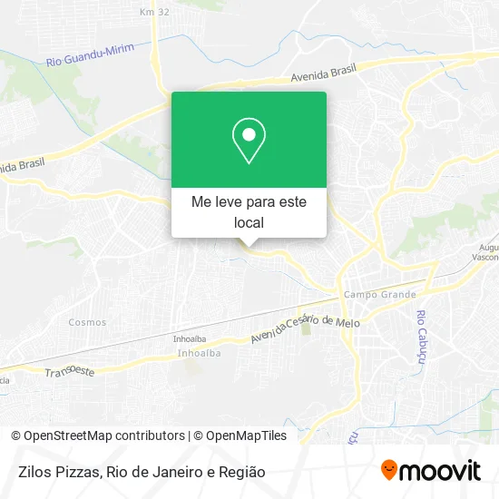 Zilos Pizzas mapa