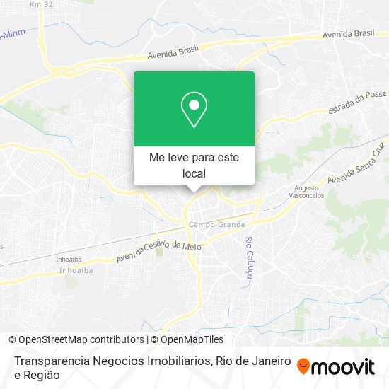 Transparencia Negocios Imobiliarios mapa