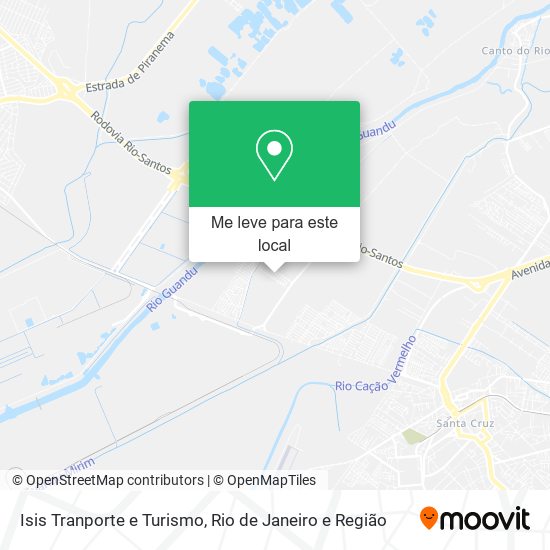 Isis Tranporte e Turismo mapa