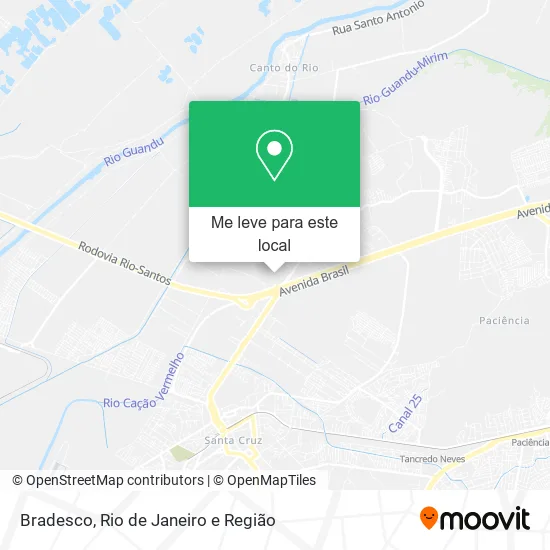 Bradesco mapa