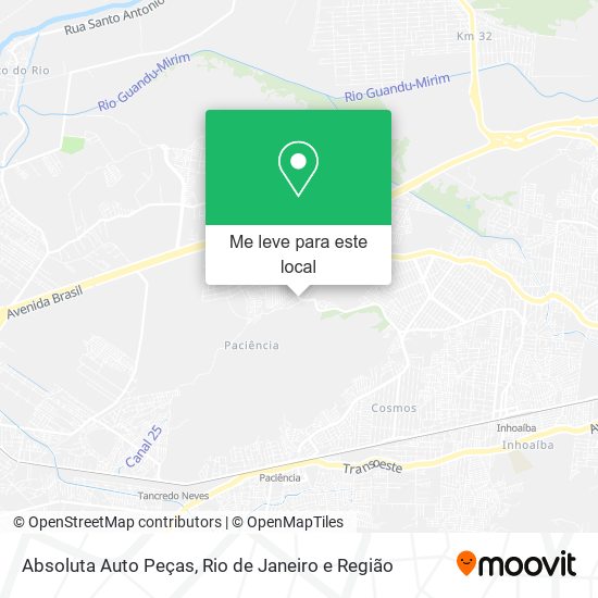 Absoluta Auto Peças mapa