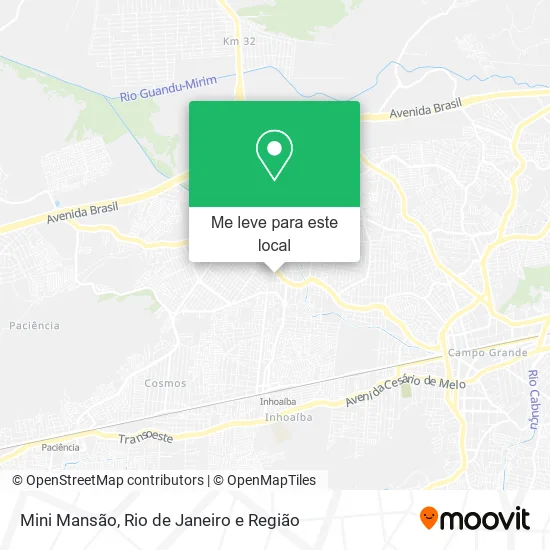 Mini Mansão mapa