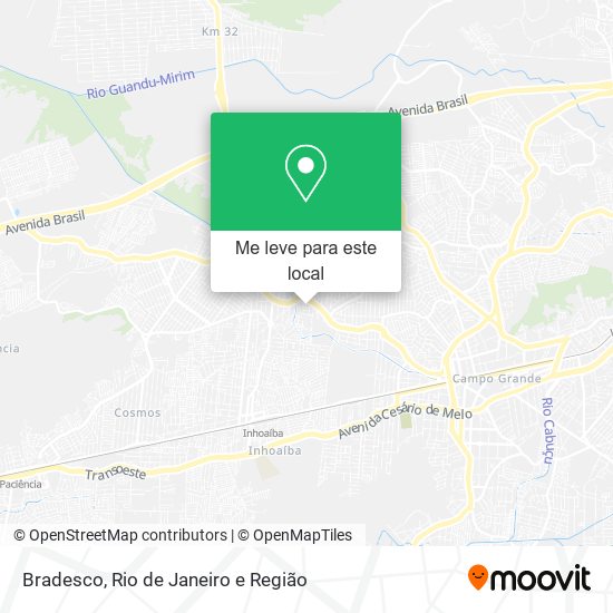 Bradesco mapa