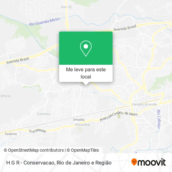 H G R - Conservacao mapa