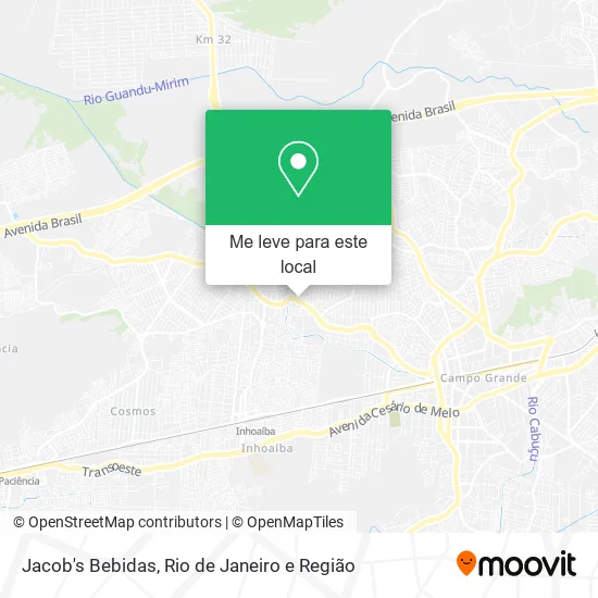 Jacob's Bebidas mapa