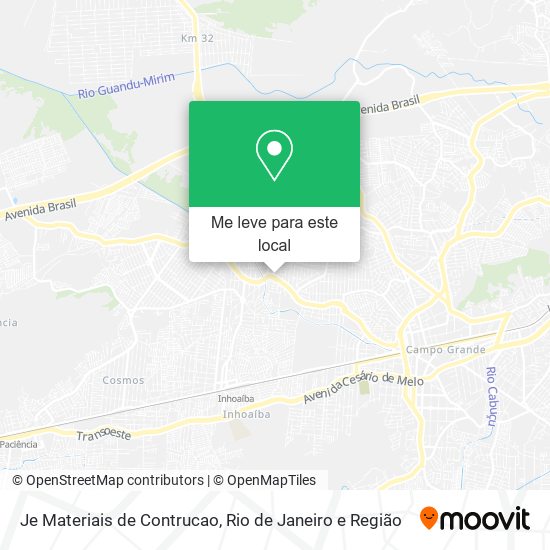 Je Materiais de Contrucao mapa