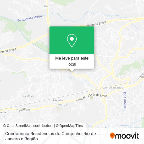 Condomínio Residências do Campinho mapa