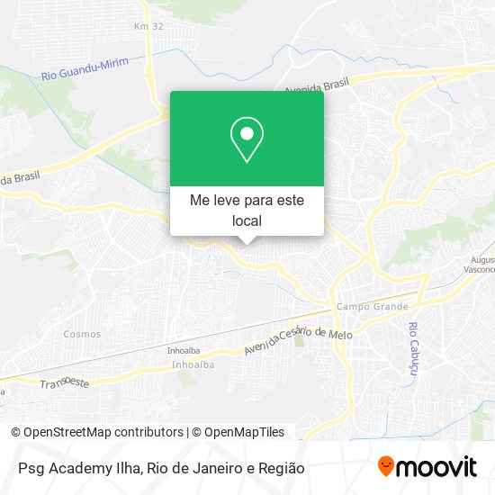 Psg Academy Ilha mapa