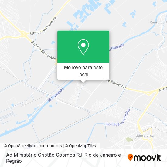 Ad Ministério Cristão Cosmos RJ mapa