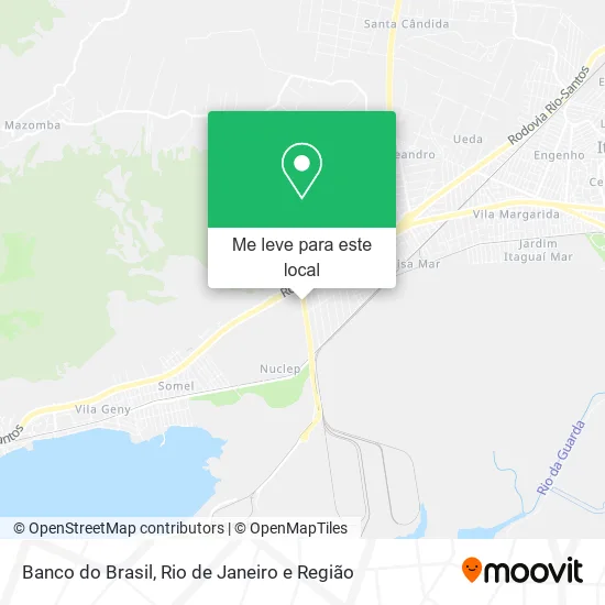 Banco do Brasil mapa