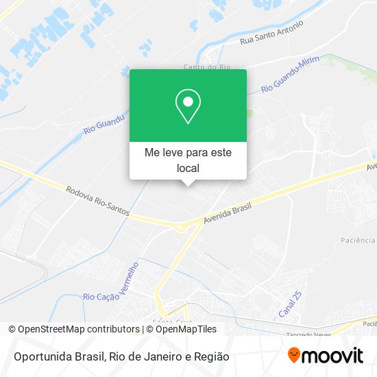 Oportunida Brasil mapa