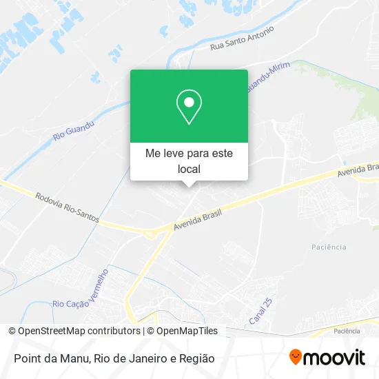 Point da Manu mapa