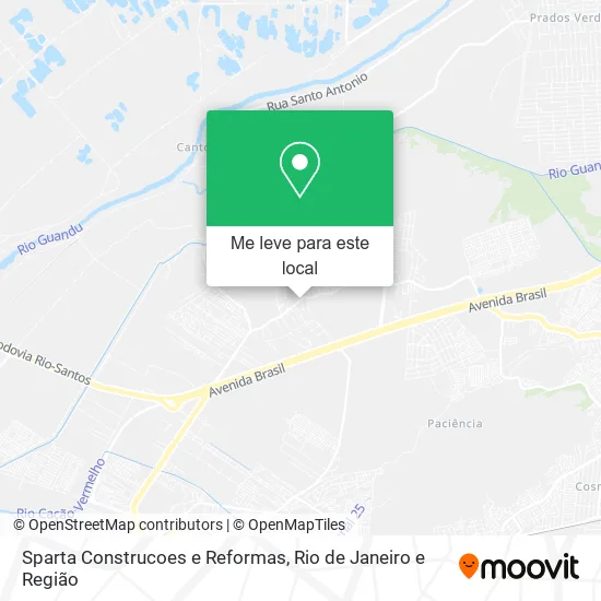 Sparta Construcoes e Reformas mapa